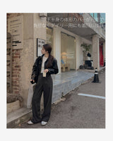 【MADE】No button Wide slacks