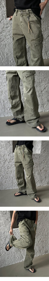 [UNISEX] ダイイングウォッシングカーゴパンツ (3color)