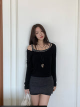 Roana Layered Camisole Long Sleeve Set