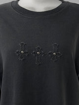 [unisex] pigment cross overfit short sleeve T (2color)