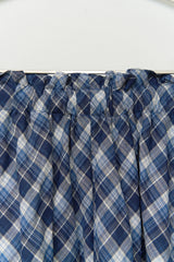 (W) Campus Checked Skirt