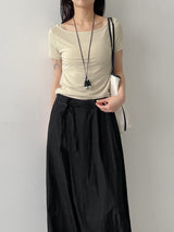 ジェリー ボートネック ショートスリーブ Tシャツ