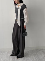 Lael Two-Tuck Wide Slacks