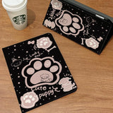 Black Puppy Paw Tablet Pouch & iPad Case