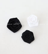 Rose Cosage 3ps Detachable Unbalanced Shoulder Sleeveless