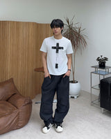 ロヘフ クロス ショートスリーブ Tシャツ