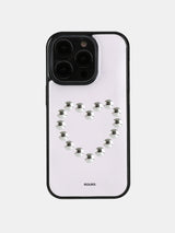 heart stud case (pink)
