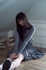 tutu jersey dress_grey