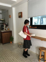 Wire Eyelet Hobo Bag (4color)