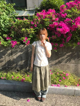 deer vintage layered skirt 