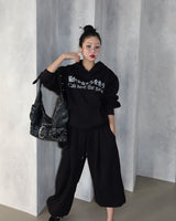 ビッグバックルポケットパンチングショルダーバッグ
