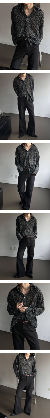 [S/S] Leopard damage shirts(2color)
