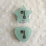 ユーススピリット パワー ミントブラウン スターハート アクリルスマートトック (MacSafe compatible)