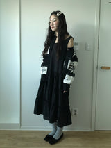 Le Long And Lin Frill Dress (2 Colors)