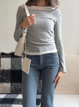Sheer Layer Boatneck Top - 3 colours