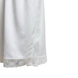 (3color) Silky Lace Long Skirt
