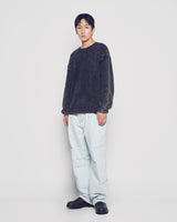 26SS デストロイドミネラル長袖ニット