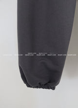 Koneco Pintuck Wide Jogging Pants