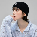 Leaf VZ Logo Washed Beanie / Black
