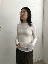 Halter Neck Tank Top (4color)