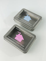 House Silver Mini Tin Case(Blue)