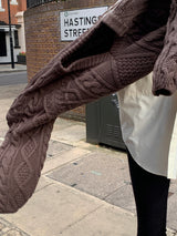 [MADE] Penton Cable V-Neck Crop Knit