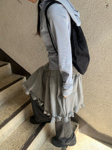 Rayuni Stripe Bootcut Banding Pants