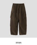 Solin Stonewashed Diagonal Cargo Pants