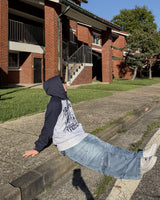 Swing Raglan Oversized Hoodie
