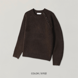 スキューダイアゴナルジッパーニット – M / L (6 Colors)