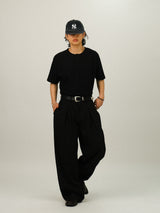 MEN Pin-tuck Banding Balloon Slacks