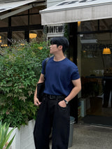 バインダーワッフルクロップマッスルTシャツ