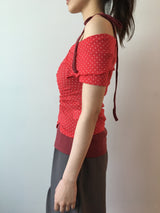 Sailor Dot Off T-Shirt (3color)