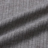 [HFORUS MADE]Forus Knitted pleats U - kneck long sleeves