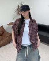 Cron two-pocket check shirt