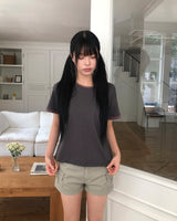 マリルロールアップ半袖Tシャツ