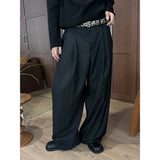 [F/W] Steady stripe two tuck wide pants(2color)