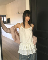 Keda Frilled Layered Sleeveless Dress