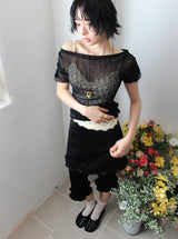 WAVE BOAT-NECK TOP