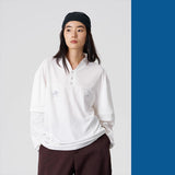 FMACM フェイクツーピースジャージー長袖Tシャツ