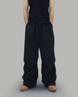 Comble Pintuck Wide Pants (Black)