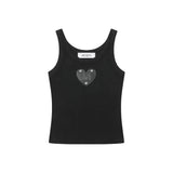 DYON METAL LOGO HEART PATCH SLEEVELESS (2Color)