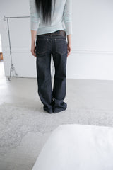 ノンフェード ロー セミブーツカットパンツ(S-L)