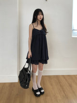 Eve Shirring Mini Dress (3 colors)