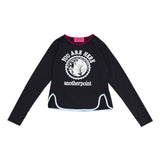 ANOTHER POINT リンガーロングスリーブTシャツ（レディース）_SYF1TS52BK