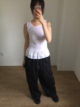 Summer Stitch Balloon Denim (2color)