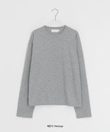 カユシ ベーシック カラー レイヤード ロングスリーブ ティー