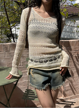 [S/S] Punching knit one piece