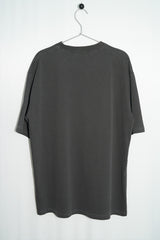 ウォッシュ加工スターオーバーサイズTシャツ (チャコール)
