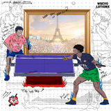 "See You in Paris" Table Tennis T-shirt(Black)